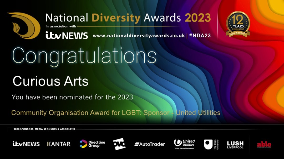 CuriousArts's tweet photo. Vote for Curious Arts in the National Diversity Awards 2023! 🏅

If you support us and/or have been positively impacted by our work, we'd really appreciate your vote!

VOTE: https://t.co/Tf0rBbP9wi

#NDA23 https://t.co/12rO7LbXfq