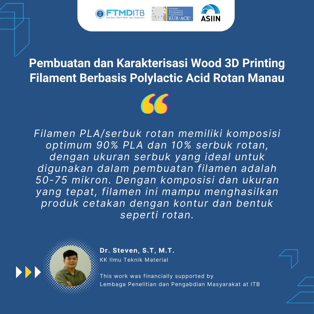 ftmd_itb's tweet image. Don&apos;t miss out on the latest research by FMAE ITB&apos;s faculty members. Exciting breakthroughs await!

#PostGradSchool
#DoctoralDegreeProgram
#MasterDegreeProgram
#FTMD
#ITB