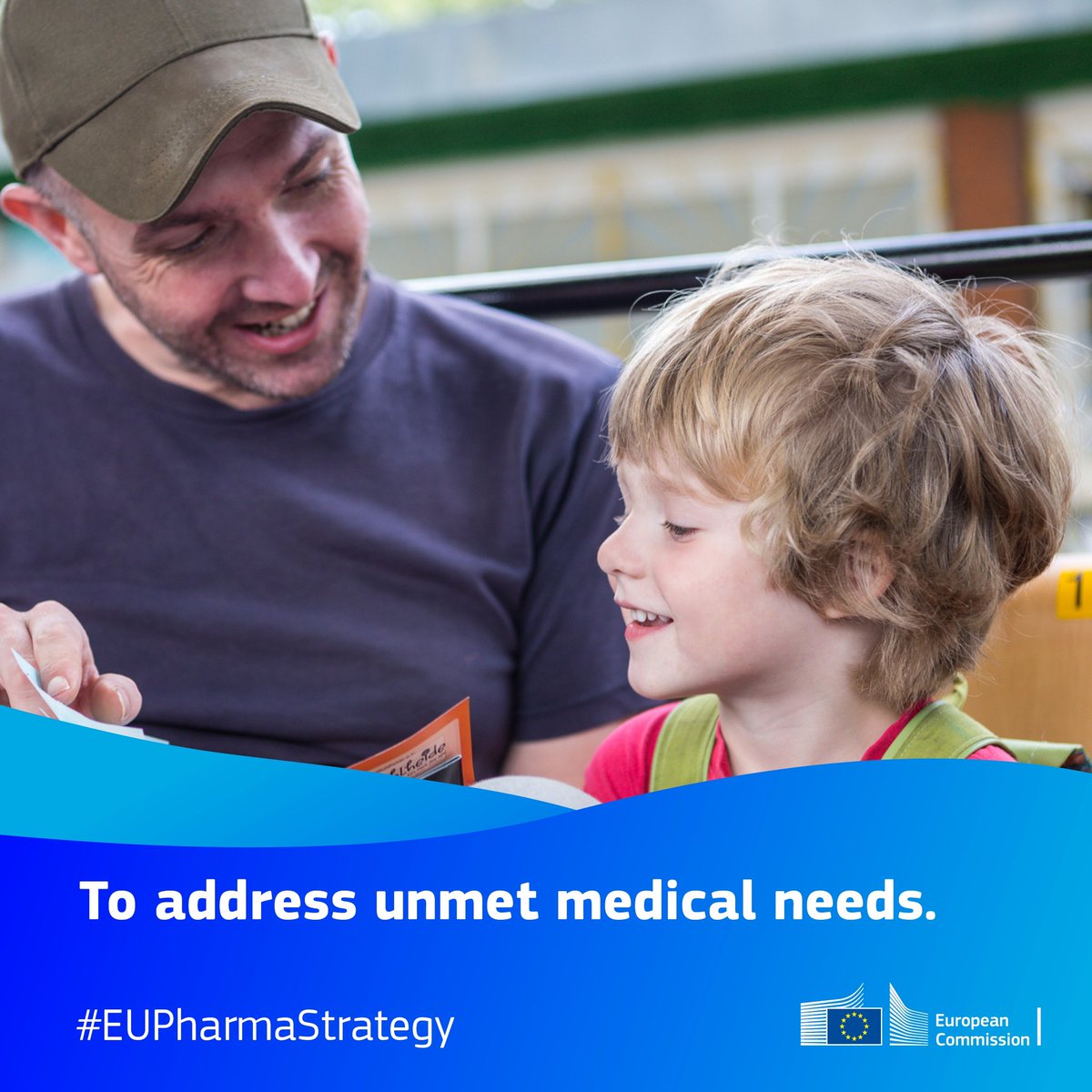 A Single Market for medicines putting patients at the centre.

▶️Strong incentives for better access to innovative 💊for patients and national health systems.

▶️More medicines for children and rare diseases.

#EUPharmaStrategy
#HealthUnion