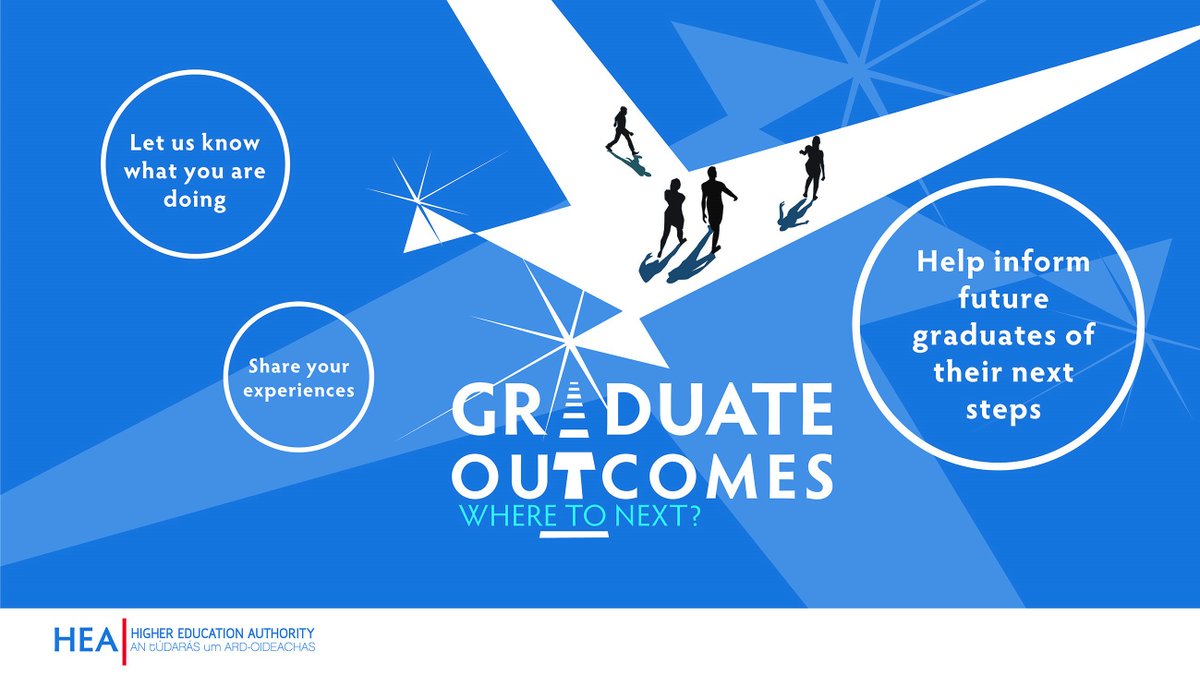 📢SETU Graduates   

The <a href="/GradSurveyIRL/">HEA Statistics</a> HEA Graduate Outcomes Survey 2023 is now open and we want to hear from you.   

You will receive a text with a link to the survey. #SETU

<a href="/hea_irl/">HEA</a> | <a href="/GradSurveyIRL/">HEA Statistics</a> | <a href="/careers_SETUWD/">SETU Careers Centre Waterford</a> | insightsc.ie