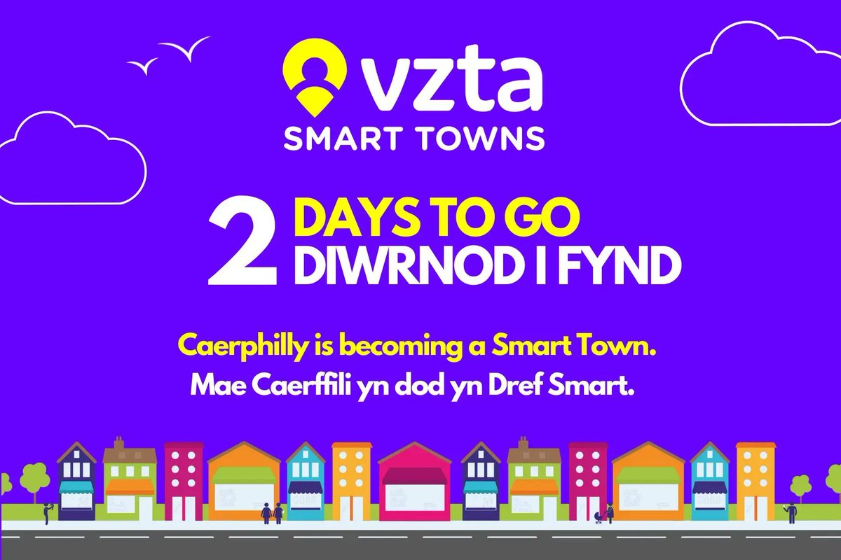 CaerphillyCBC's tweet photo. 2 days to go... Caerphilly is becoming a Smart Town!
See what’s happening where you are with your town in your hand. More information coming soon! https://t.co/CE5659767c