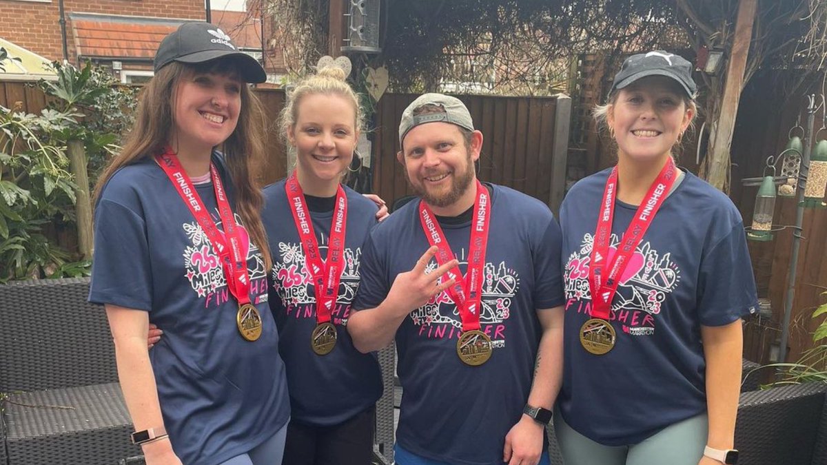 sharpproject's tweet photo. Congratulations to Georgi, Beth, Ollie and Hannah at @gag_reflex who all completed the #ManchesterMarathon last week!
#gagreflexmanagement #sharpprojecttenants #marathon #comedymanagement #fitness #workouting #thesharpproject https://t.co/c3wVygVRFM