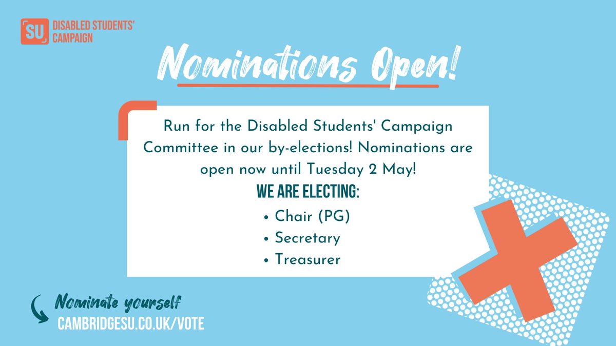 Cambridge SU Disabled Students' Campaign tweet media