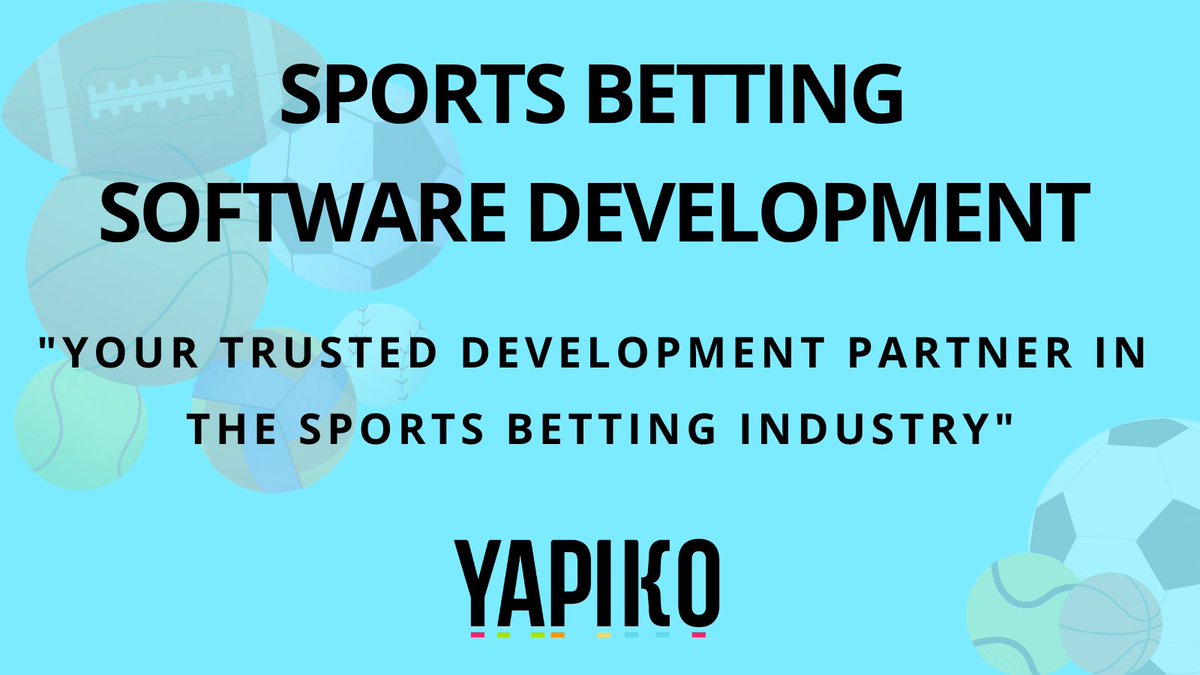 🏀🎾⚽️Did you know that software development plays a fundamental role in the #SportsBetting industry?🚀💻 From creating algorithms to programming mobile apps, its drives innovation in this exciting field. Find out more at yapiko.com/sport-betting/
#Software #Yapiko