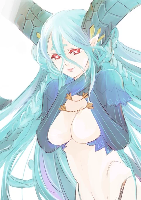 これは別アカで描いてたティアマト 