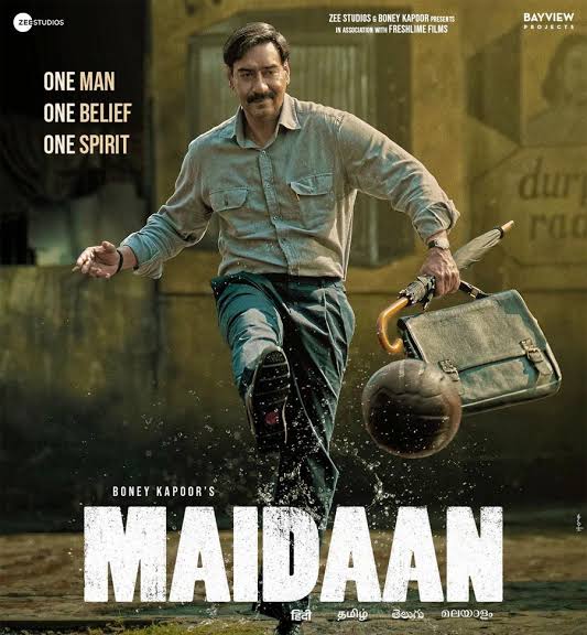 'Just saw the trailer for #Maidaan and I am blown away! Can't wait to witness the inspiring story of Indian football coach Syed Abdul Rahim, portrayed by the amazing @ajaydevgn. This one's definitely going to be a game-changer. #MaidaanTrailer #Bollywood'