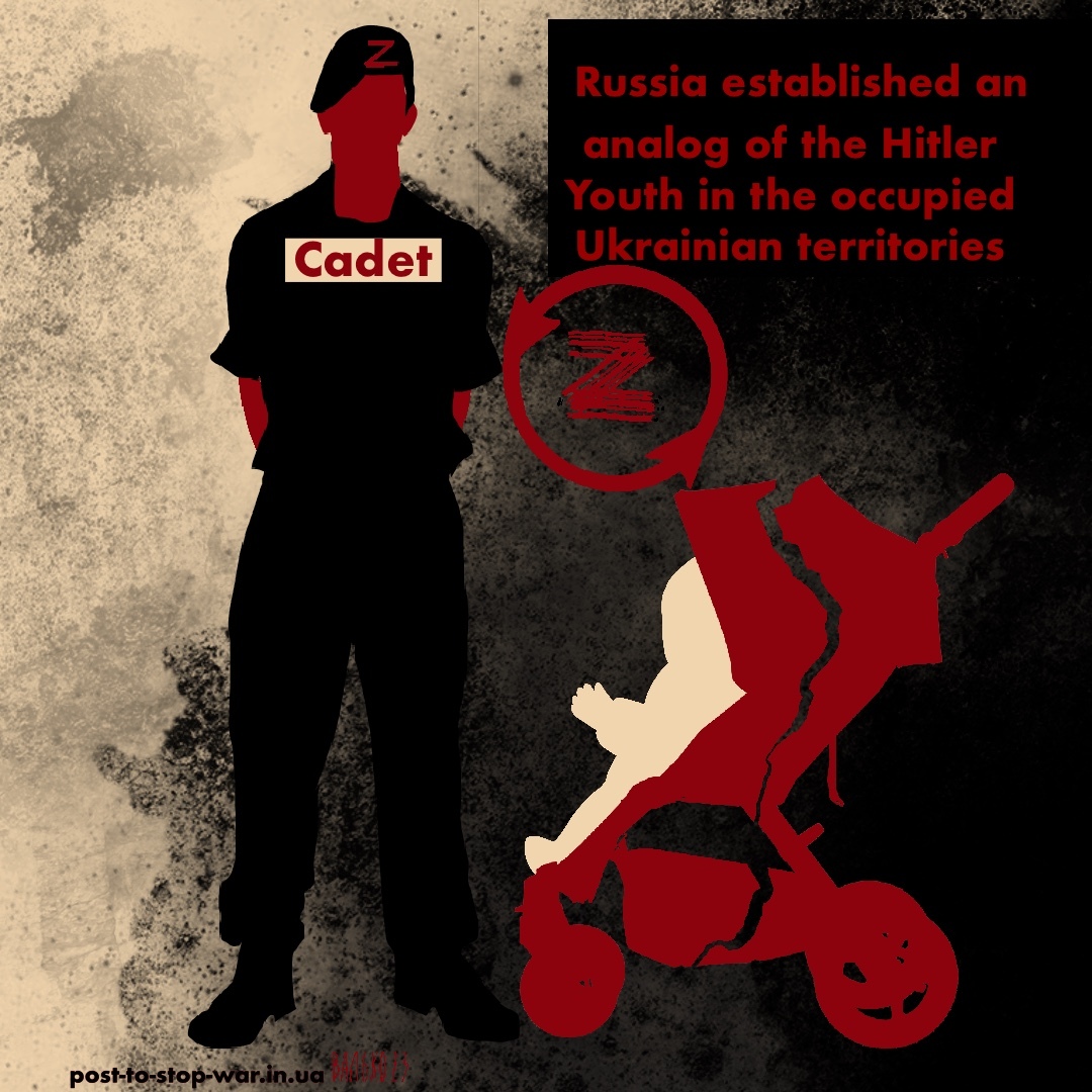 post_to_stopwar's tweet photo. Russia established an analog of the Hitler Youth in the occupied Ukrainian territories.

Visual author: Khrystyna Valko

Visit our website https://t.co/5uU06paZTI, read a full message and share the truth!

#russiaisaterroriststate https://t.co/8rLyulsGOV