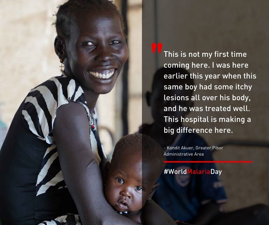 "Before MSF came, we would use traditional herbs and other healing methods when we got sick. Sometimes it worked, and other times we'd have to endure the pain a while longer." - Kondit Akuer, Greater Pibor Administrative Area, #SouthSudan. #WorldMalariaDay2023
