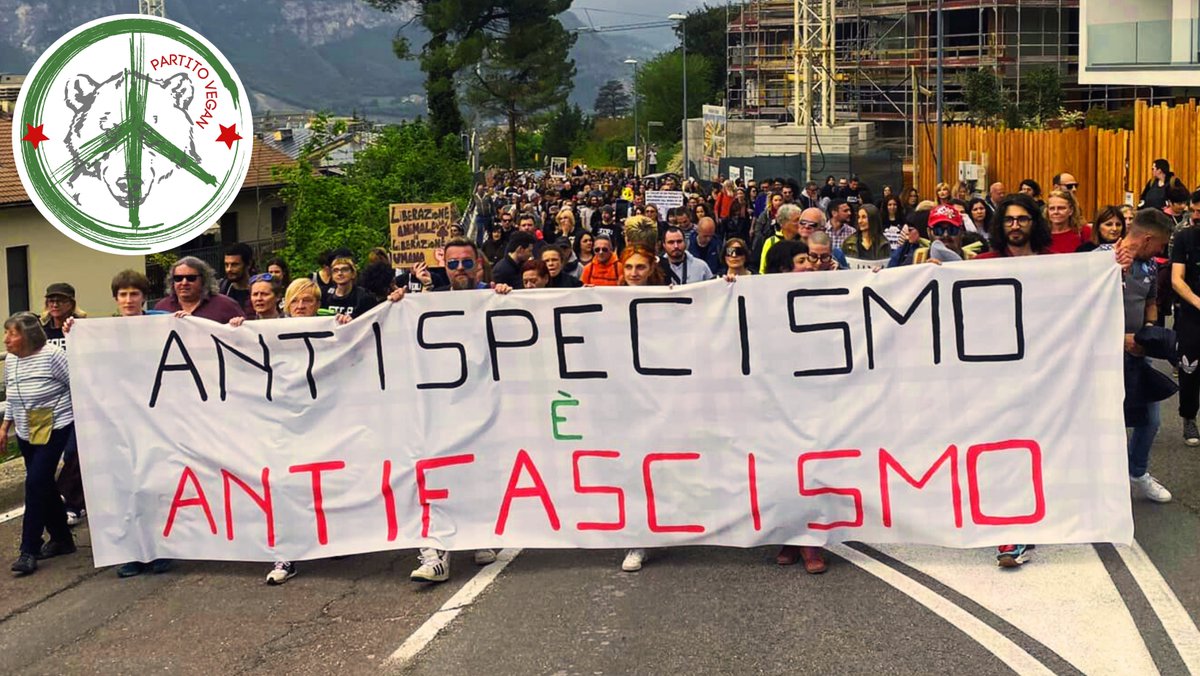 #Antispecismo è #Antifascismo. Lottiamo ogni giorno per la #liberazioneanimale contro ogni forma di oppressione: tinyurl.com/37ttz95k
#fugattidimettiti #orsiliberi #animaliliberi #orsi #Vegan #ProvinciaAutonomadiTrento #boicottiamoiltrentino #animalismo #25aprile #liberazione