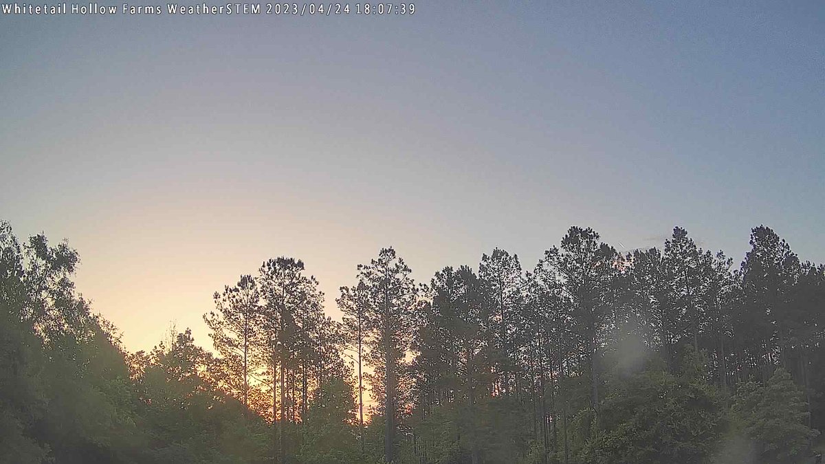 WHFWxSTEM's tweet photo. Whitetail Hollow Farms at sunrise and it's 57.4 F. https://t.co/pOIzLIRLfv