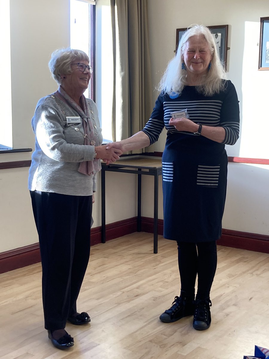 SiScarborough's tweet photo. Club AGM last night reflected on 2022/3  Programme Action. Looking forward to 2023/24 with Friendship Cafes, a June beach clean, supporting food banks, recycling blister packs, glasses, stamps, Orange the World and new initiatives. Welcomed new member, Caroline Senior, from Filey https://t.co/WJADiEEC93