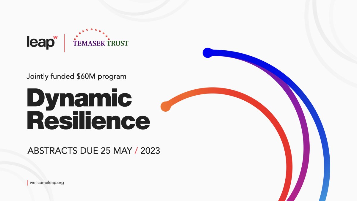 We're living twice as long, but not all of us are living healthy longer. Wellcome Leap's $60M Dynamic Resilience program, jointly funded with Temasek Trust, seeks breakthroughs that will enable more resilience as we age. Learn more: bit.ly/3GSg1Di