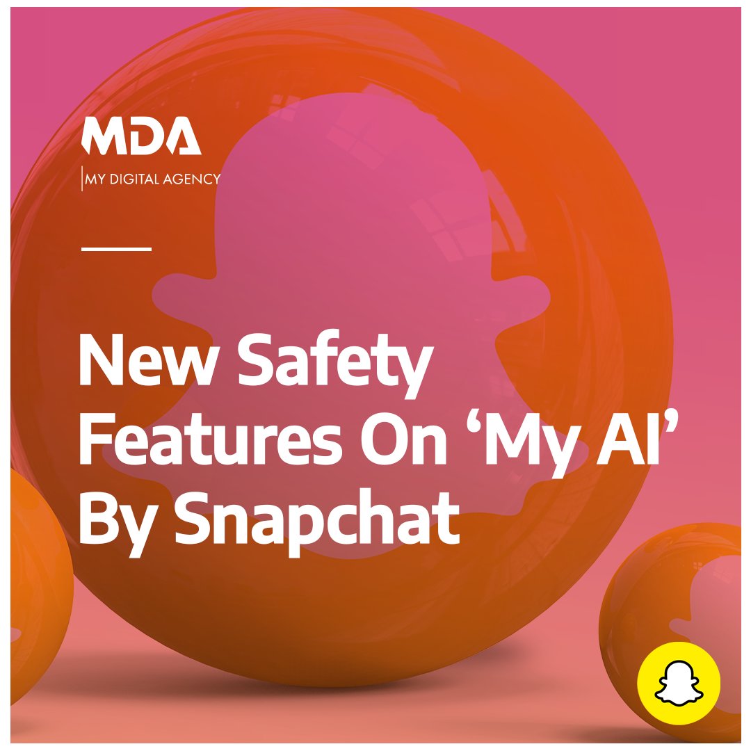 MyDigiAgency's tweet photo. #Snapchat has been working hard to make sure its users are safe when using the app. With its new safety features, it will be able to help users stay safe and ensure that inappropriate behaviour is flagged and taken care of quickly.

#newfeature #socialmediaplatform #snapchatusers https://t.co/2okcAOQFde