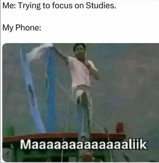 RaniDube423753's tweet image. Phone distracts me a lot while studying 📱😂#seriousproblem #studentlife #study #phones #verified