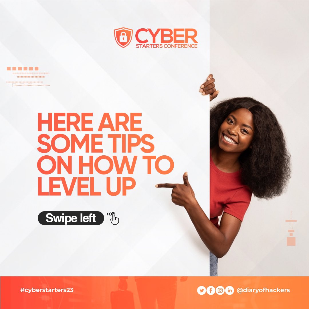 DoHAfrica's tweet photo. As you can see, attending conferences is a way to level up.

And, the CyberStarters Conference '23 fits perfectly into that job description. 

Why haven't you registered yet?😕

Don't waste time and get your tickets at https://t.co/xZ9hnvR6a0. 

#CyberStarters23 #Infosec https://t.co/yh3psWjJty