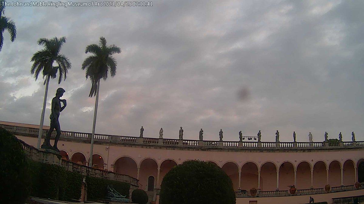RinglingWxSTEM's tweet photo. Ringling Museum of Art at sunrise and it's 69.9 F. https://t.co/oEgsdnKUGN
