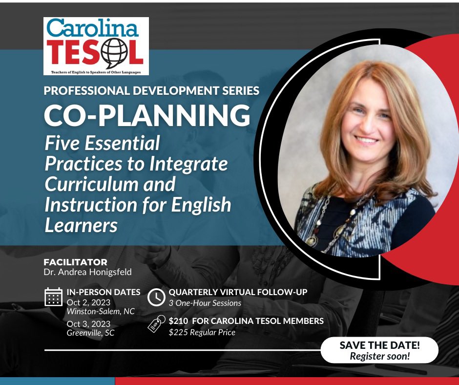 Save the date for this exciting learning opportunity with @AndreaHonigsfel! Registration details coming soon.