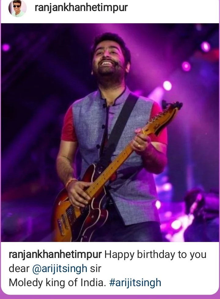 Happy birthday to you dear Arijit Singh sir 