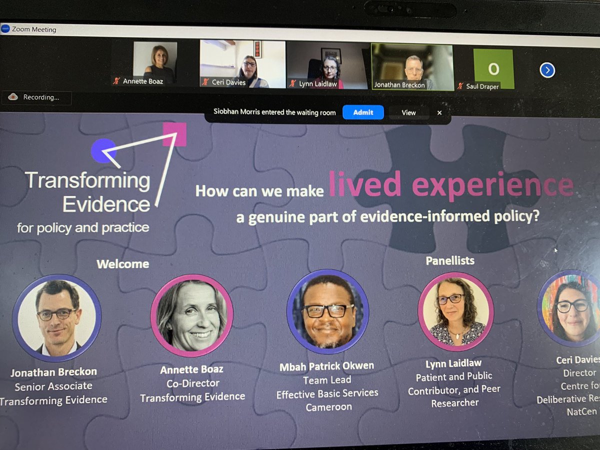 AnnetteBoaz's tweet image. What a great panel sharing their experience of bringing lived experience into our debates about #transformURE