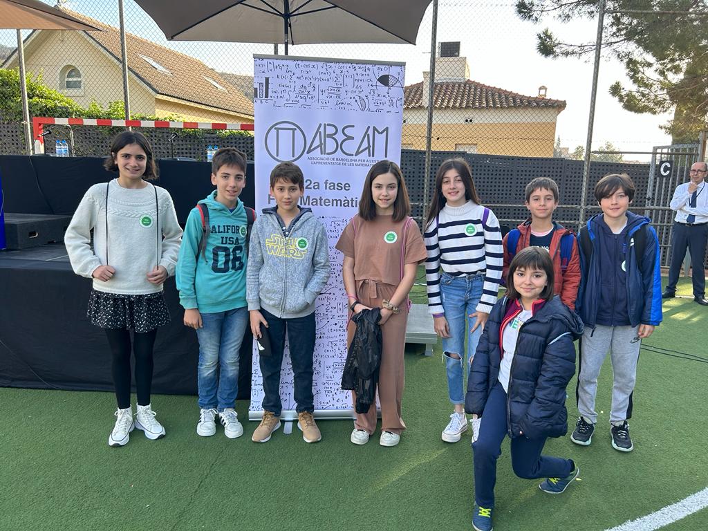 joanpelegricat's tweet photo. Alumnat de 5è i 6è ha participat al concurs Fem Matemàtiques @Feemcat amb molt bons resultats: primers classificats per grups a 6è i un classificat per a la final de Catalunya. https://t.co/Na4RcD115q