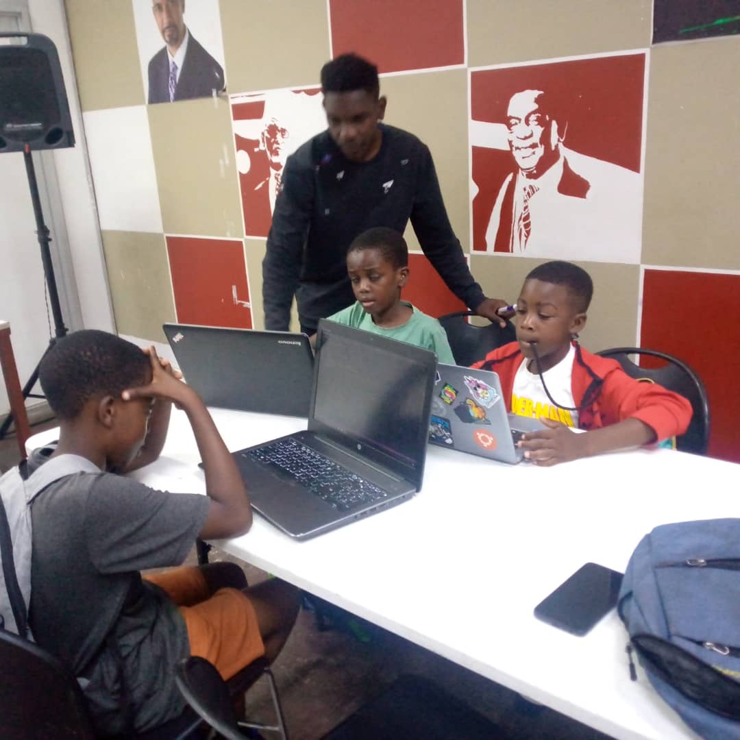 wecodezw's tweet photo. From python zero to creating interactive games and a bonus calculator by themselves in just 10 days!!!!!! Signup your child with #WeCodeZW and get them coding today. 
#AprilCodingBootCamp
Shout out to our instructors Duke and Kudzi
Call/WA 0778456168 or email learning@wecodezw https://t.co/oUc5u6FdJW