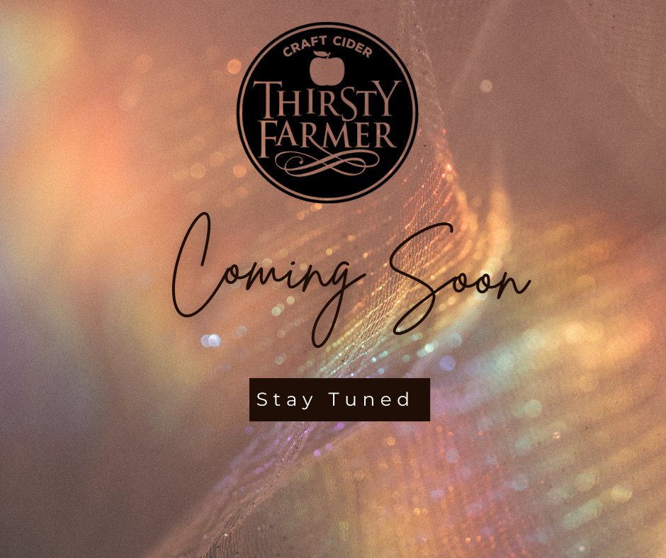 Exciting news here at Thirsty Farmer! New, amazingly cool ciders are on their way to Thirsty Farmer. Making your summer special with their mouth-watering taste and irristable aroma. Can you guess the flavours? Stay tuned for an update soon on our social media channels.