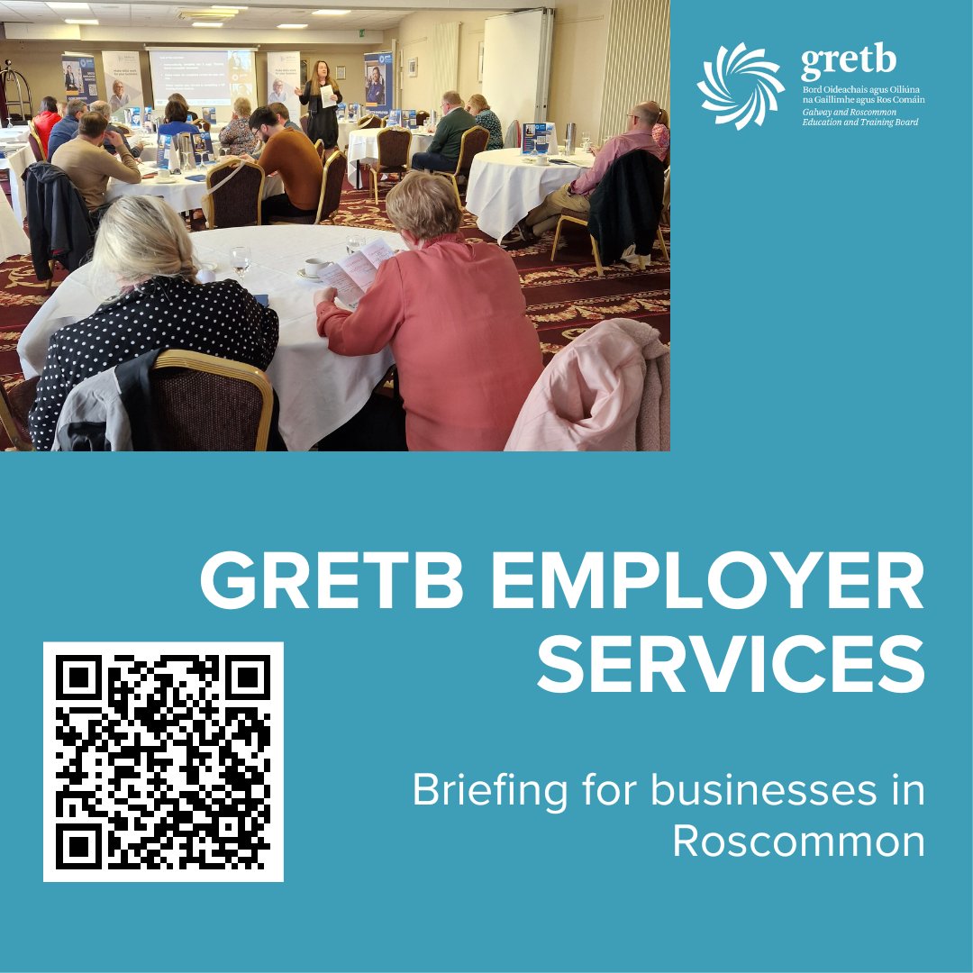 GRETBOfficial's tweet image. Our Employer Services Briefing for businesses in Roscommon is underway. 

Great to meet with employers from Roscommon and to share the opportunities available to them through GRETB #GRETBEmployerServices #SkillstoAdvance