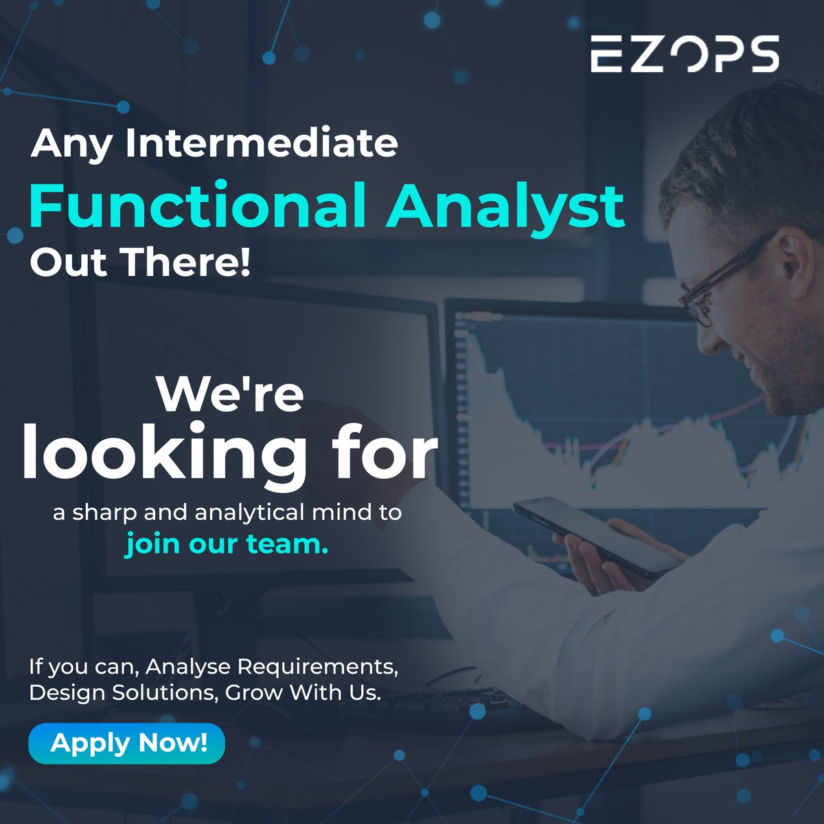ezopsinc's tweet image. Seeking a talented Functional Analyst to join our team! Analyze requirements, design solutions, and shape our products. Apply NOW!

#FunctionalAnalyst #HIRINGNOW