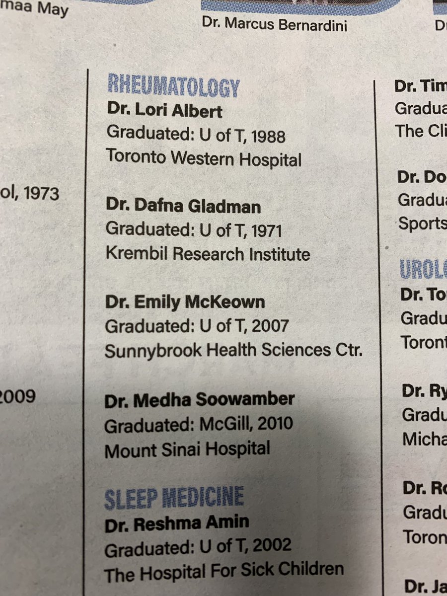 UofTRheum's tweet photo. A few familiar rheumatologists. 👀 https://t.co/IXOZzRvirj