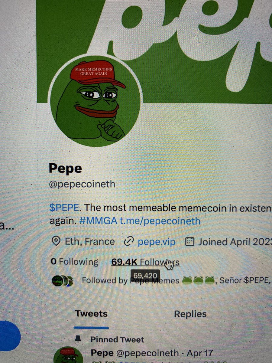 phugazinomics's tweet image. BREAKING: $PEPE JUST REACHED 69.420 FOLLOWERS ON TWITTER. @pepecoineth 🚀🚀🚀