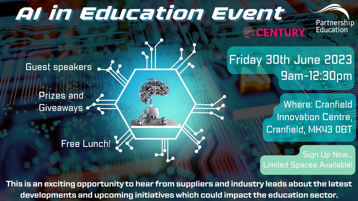 PEL_ICT's tweet photo. Would you believe it if we told you we created the centre imaging using AI?💻
Sign up for free now to attend our event to see how AI will impact the education sector...
https://t.co/RMd5yiyIiO

#PartnershipEd #AIEvent #AI #EdTech #ArtificialIntelligence #AIinEducation @PEL_Cyber https://t.co/ybVwd03vgG