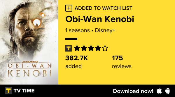 adersondercinho's tweet photo. I've just started following Obi-Wan Kenobi https://t.co/63xWcbNRKF #tvtime https://t.co/ctCfzbCtE0
