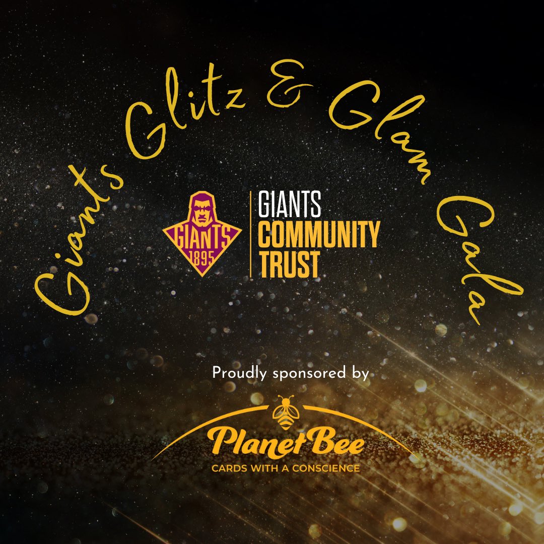 Huddersfield Giants Community Trust (@giantsct) on Twitter photo โจ COUNTDOWN TO THE GLITZ AND GLAM GALA
Friday night we are hosting a night of sophisticated humour and entertainment ft The Globe Girls, all in aid to support our charity work in the community!
Thank you to our official main sponsor <a href="/planetbeecards/">@planetbeecards</a> ๐ค
Only 4 days to GO! ๐คฉ โจ COUNTDOWN TO THE GLITZ AND GLAM GALA
Friday night we are hosting a night of sophisticated humour and entertainment ft The Globe Girls, all in aid to support our charity work in the community!
Thank you to our official main sponsor <a href="/planetbeecards/">@planetbeecards</a> ๐ค
Only 4 days to GO! ๐คฉ