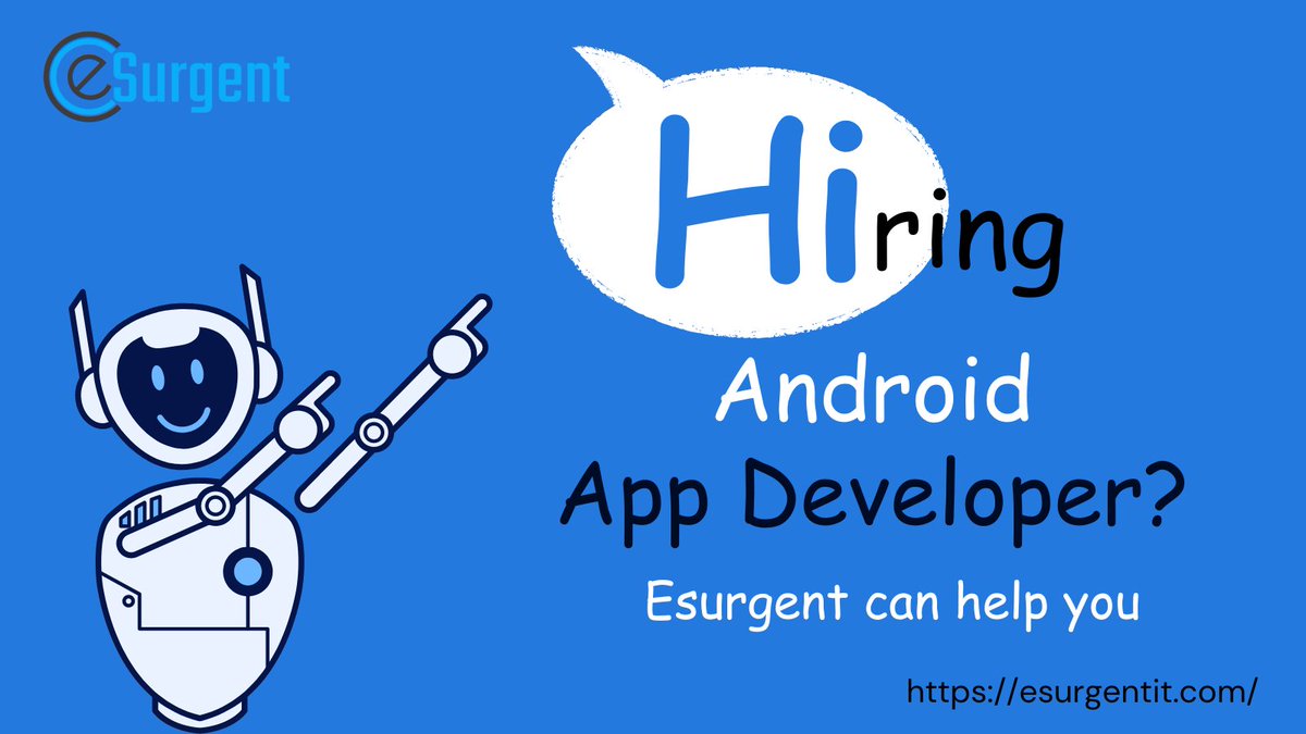 RiyazMe38511875's tweet photo. At Esurgent, we offer the opportunity to hire a top-notch #mobileappdeveloper who can create a standout #andoidappdeveloper tailored to your business needs. 

Our #dedicatedresources work closely with you to develop a scalable mobile application solution for your business. https://t.co/Oi5Osea6eZ