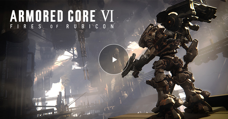 fromsoftware_pr's tweet photo. 『ARMORED CORE VI FIRES OF RUBICON』ゲームプレイトレーラーを公開しました。よろしければぜひ、御覧ください。