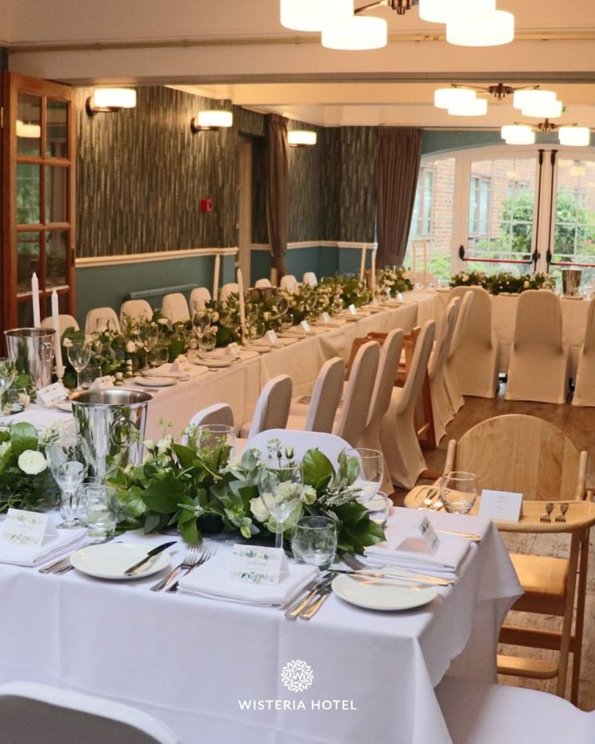 Planning a special and intimate event in Rutland? Book it now with the Wisteria Hotel! ✨ The view and setting of the venue won't disappoint. 😍

Our selection of private dining rooms are available – catering for 10 to 80 people. 🥂

Enquiries 
01572 722844