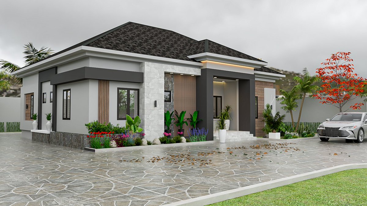 NasOricha_'s tweet photo. A contemporary design of a 4 Bedroom simple house sitting on a 100x75 ft plot.
The Idea was to create a warm and light-colored exterior filled with charm and cozy feelings with an inviting feel that is welcoming to its habitats!

#architecture #contemporary #home https://t.co/tgLNiTraRI