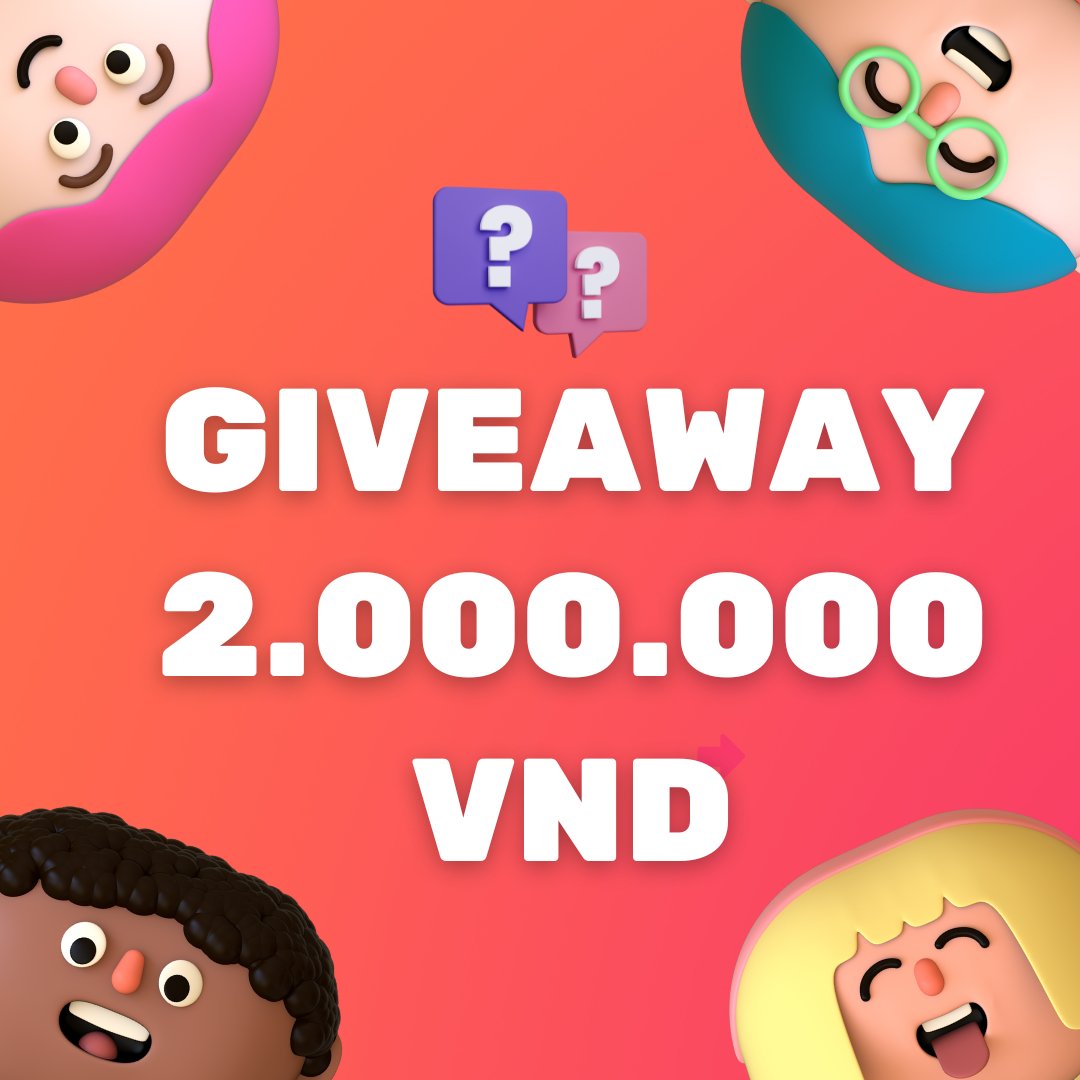 🎁Giveaway 2.000.000 VNĐ 🎁
Nay giveaway tiền Việt cho chiến anh em ạ

🚨Việc anh em cần làm là follow 3 người:
@naotovutru + <a href="/Timis999/">Timi | Joie De Vivre</a> + @sapacoldbtc

✌️Like và retweet post này

✔Comment và tag 3 người bạn tham gia
🔈Đủ 1k retweet sẽ có thêm giveaway lớn.