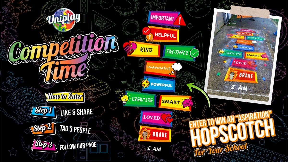 We're thrilled to offer everyone the chance to win our ASPIRATION HOPSCOTCH worth £660✨ 

Follow the instructions below to enter!🤯

Entry is open until 08/05/2023 to UK residents only. Good luck!😁