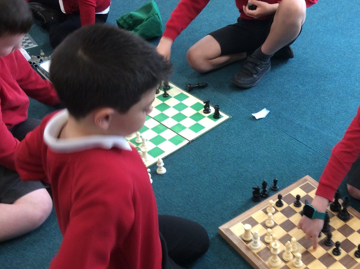 Lovely to see the new chess club in action!