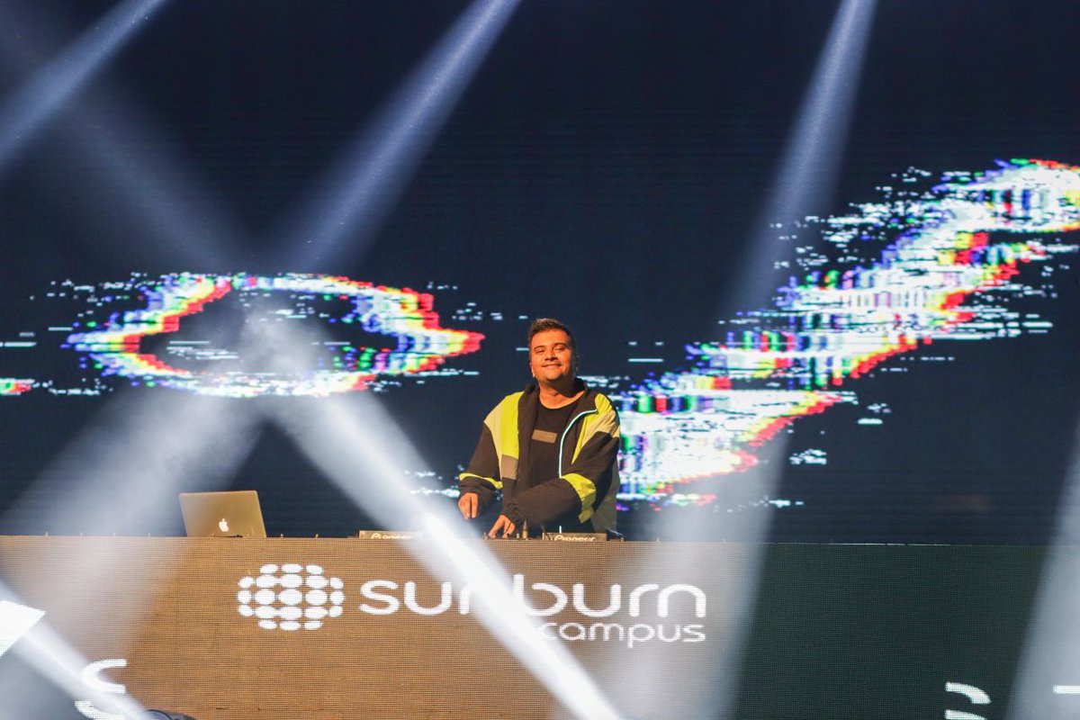 SRMUAP's tweet photo. #LostStories, the biggest dance music exports in India and #DJKim took over the finale of #infinitus2023 with a bang! The celebrations peaked on the last day of the biggest cultural festival at the campus as the loudest cheers reached the sky! https://t.co/DDHBUb7hd0