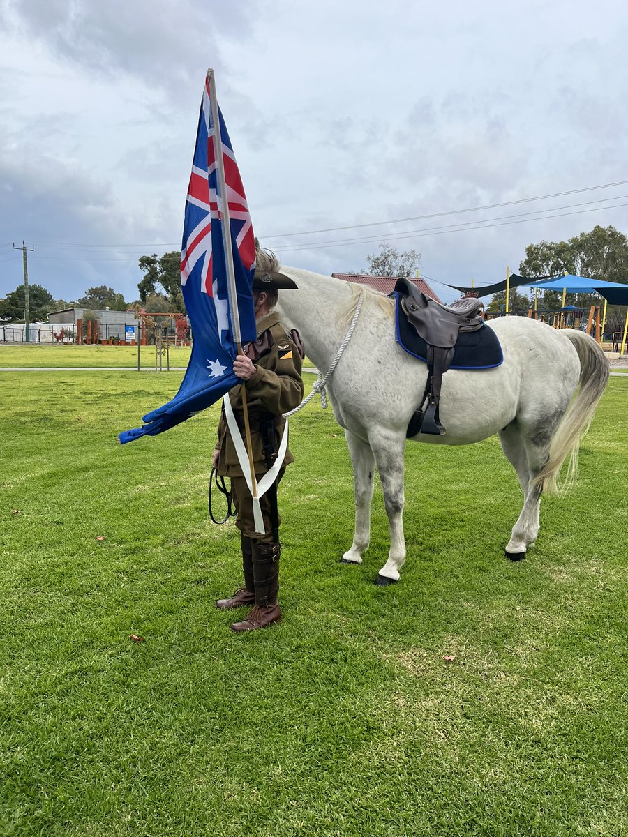 PingellyPol's tweet photo. PingellyPolice we’re proud to be part of the Anzac parade and ceremony today in Pingelly ..  Lest we forget #fb https://t.co/Xncr76i4hg