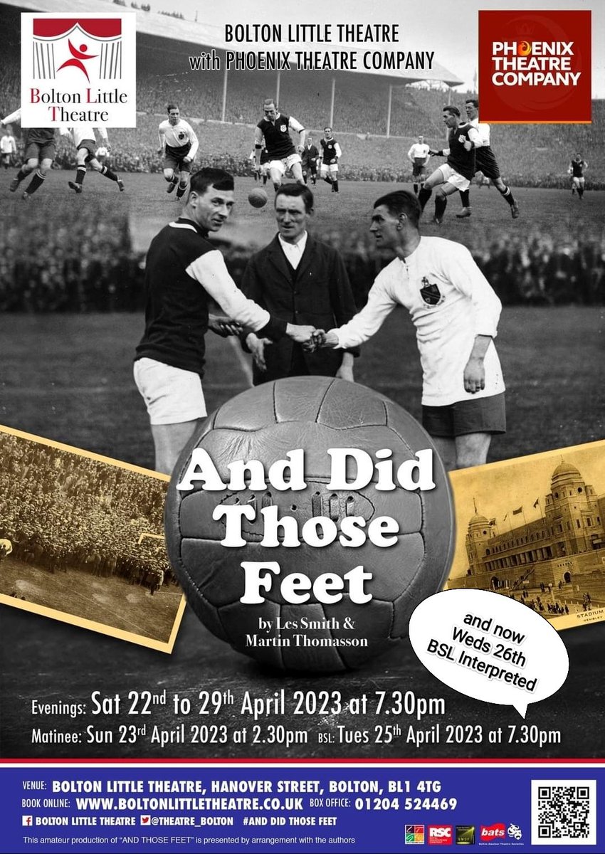cherylpwalker's tweet image. Looking forward to kick off tonight 7.30pm @bolton_theatre 
boltonlittletheatre.co.uk
#bslinterpreted #bslinterpretedtheatre #deafaccess #accessforall #britishsignlanguage #localtheatre #Bolton