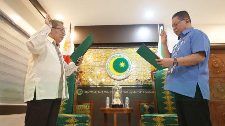 luwaran1's tweet photo. ‘Von Al Haq’ sworn in as BARMM Senior Minister Visit the website for more. https://t.co/je3Rqe7uMJ