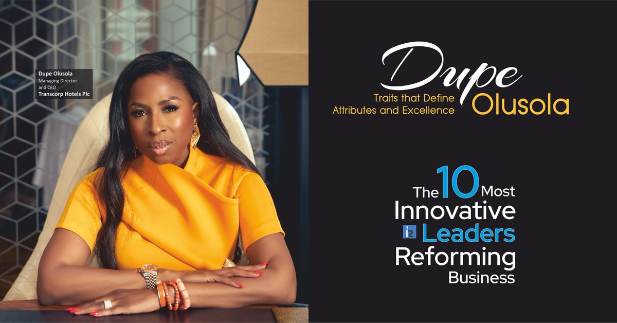 insightssuccess's tweet image. @OlusolaModupe  is the Managing Director and CEO, @TranscorpHotels. She has encountered several challenges that have shaped her into becoming a top executive and a respected voice in the industry.
Read More: cutt.ly/u5xlaYA

#ledMarketing #workforce #bestbusinessmagazine