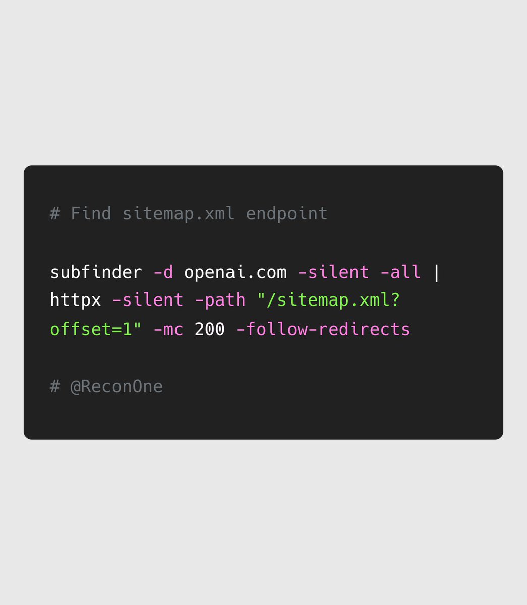 ReconOne_bk's tweet photo. As suggested by @GodfatherOrwa (credit) pay attention to the sitemap.xml endpoint, it might lead you to unexpected bugs (SQLi)

#recon #AttackSurface #BugBounty #recontips #bugbountyhelp https://t.co/niqDeiDBxz