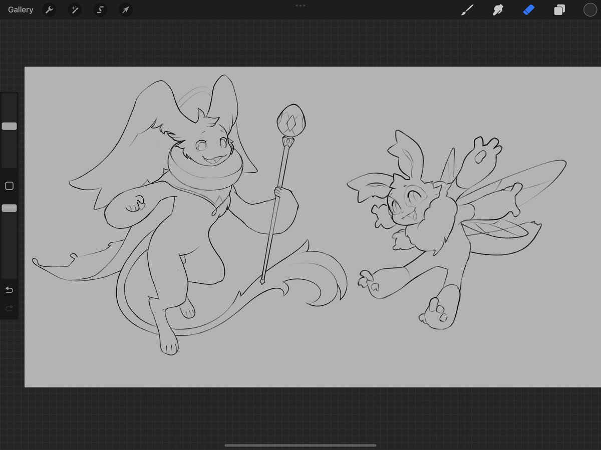 I think i figured something out with my second lineart on the right and it looks so much better