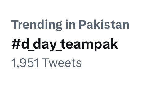 btspkstreaming's tweet photo. We are trending on Twitter Pakistan 🇵🇰🔥⚔️

Pak ARMYs! Keep streaming, let’s make more ARMYs join!! 🙌

Use ↓ 
#D_DAY_TeamPak
#D_DAYIndiavsPak https://t.co/Xew402d5V6