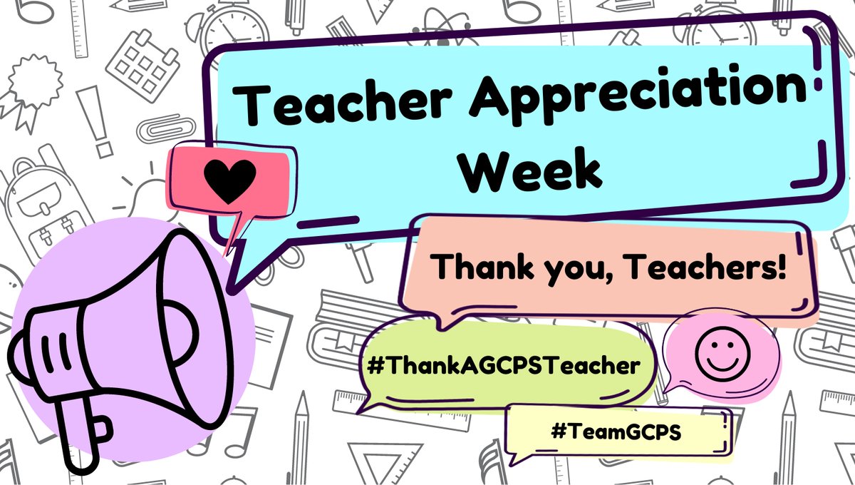 Hull_Middle's tweet photo. We're celebrating Teacher Appreciation Week! Thank you, #TeamGCPS teachers, for your commitment to excellence, empathy, and equity in education. #ThankAGCPSTeacher this week for all they have done to help students finish this year strong! https://t.co/GuvjQQfEGs