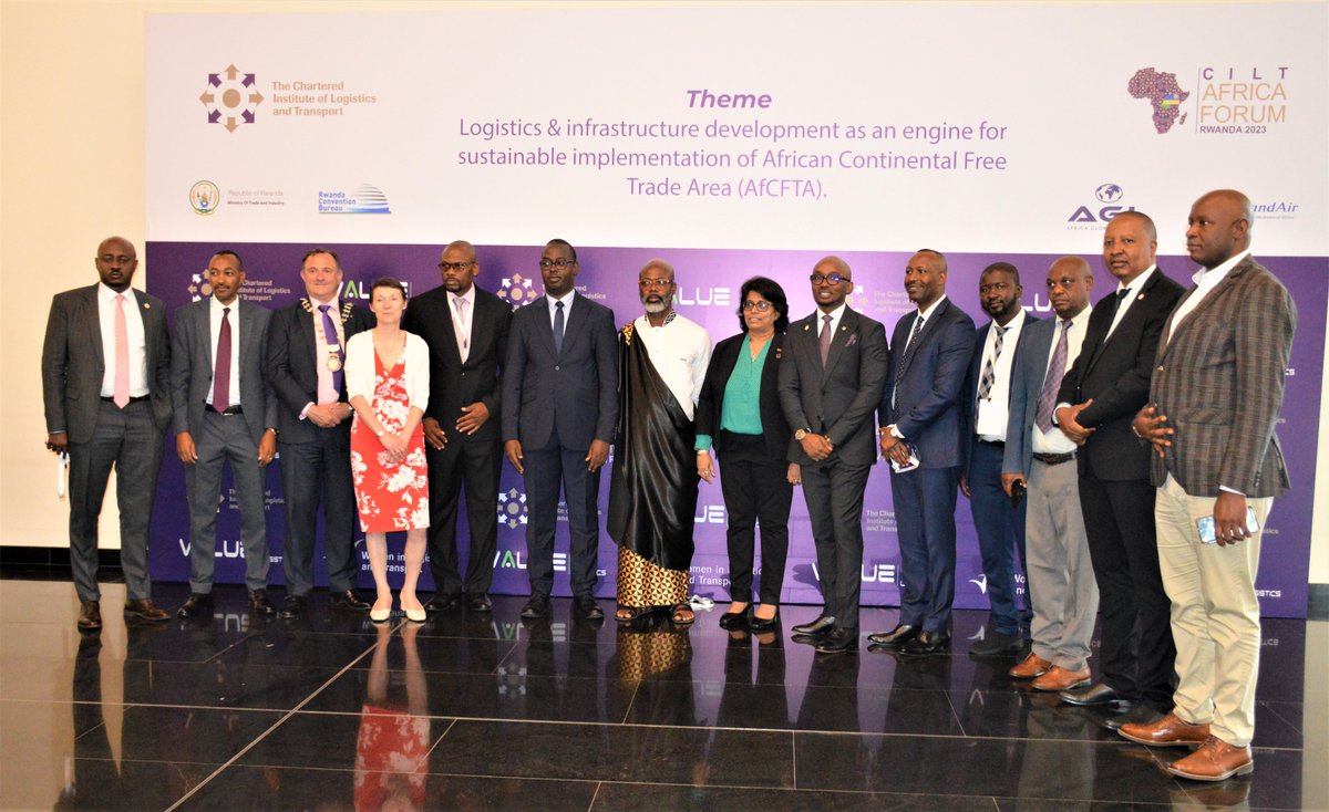 This morning, PS <a href="/RNiwenshuti1/">Richard Niwenshuti</a>, officially opened the #CILTAfrica Forum that is taking place in Kigali from 24th to 27th April 2023 under the theme "logistics and infrastructure development as an engine for sustainable implementation of the African Continental Free Trade Area".